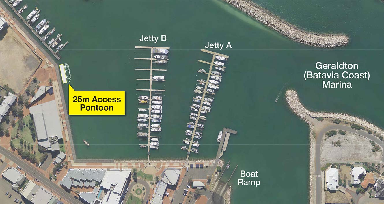 New Jetty At Batavia Coast Marina Building for Tomorrow